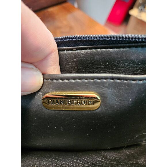 Giani Bernini Black Leather Mini Bag - Picture 5 of 8